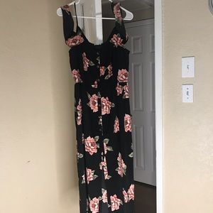 Black Flower Dress